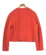 CELINE（セリーヌ）ノーカラージャケット 赤 サイズ:42(XL位) レディース/2200572872038