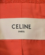 CELINE（セリーヌ）ノーカラージャケット 赤 サイズ:42(XL位) レディース/2200572872038