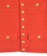 CELINE（セリーヌ）ノーカラージャケット 赤 サイズ:42(XL位) レディース/2200572872038