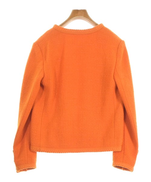 CELINE（セリーヌ）ノーカラージャケット オレンジ サイズ:34(XXS位) レディース/2200572872045