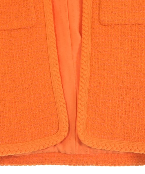 CELINE（セリーヌ）ノーカラージャケット オレンジ サイズ:34(XXS位) レディース/2200572872045