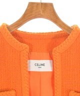 CELINE（セリーヌ）ノーカラージャケット オレンジ サイズ:34(XXS位) レディース/2200572872045