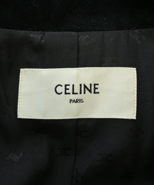 CELINE（セリーヌ）ノーカラージャケット 黒 サイズ:40(L位) レディース/2200572872076