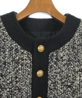 CELINE（セリーヌ）ノーカラージャケット 黒 サイズ:36(S位) レディース/2200572872113