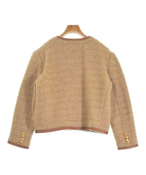 CELINE（セリーヌ）ノーカラージャケット ベージュ サイズ:38(M位) レディース/2200572872137