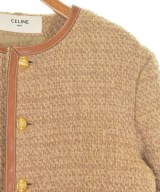 CELINE（セリーヌ）ノーカラージャケット ベージュ サイズ:38(M位) レディース/2200572872137
