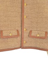 CELINE（セリーヌ）ノーカラージャケット ベージュ サイズ:38(M位) レディース/2200572872137