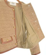 CELINE（セリーヌ）ノーカラージャケット ベージュ サイズ:38(M位) レディース/2200572872137