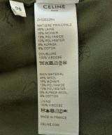 CELINE（セリーヌ）ノーカラージャケット 緑 サイズ:38(M位) レディース/2200572872144