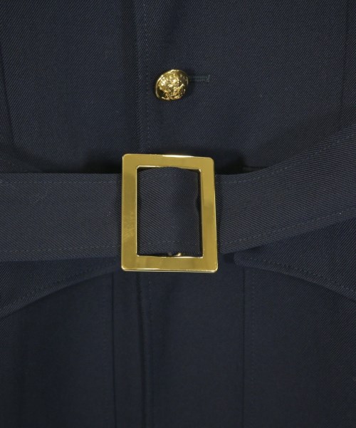 CELINE（セリーヌ）ノーカラージャケット 紺 サイズ:34(XS位) レディース/2200572872199