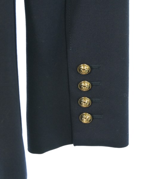 CELINE（セリーヌ）ノーカラージャケット 紺 サイズ:34(XS位) レディース/2200572872199