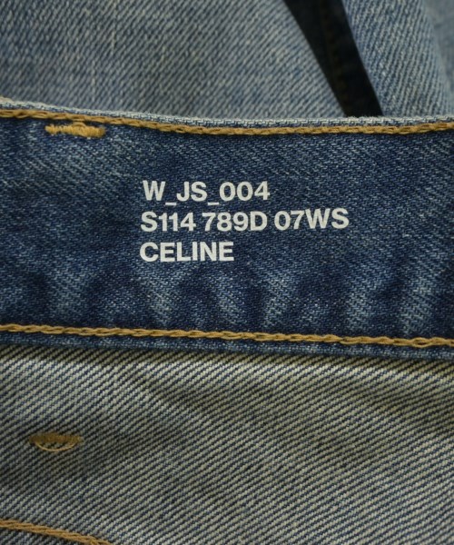 CELINE（セリーヌ）ひざ丈スカート 青 サイズ:25(S位) レディース/2200672119033