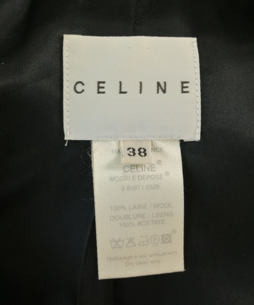 CELINE（セリーヌ）ピーコート 白 サイズ:38(S位) レディース/2200669499018