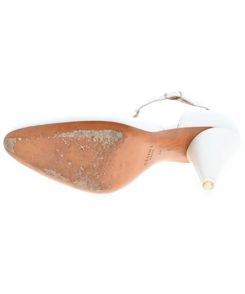 CELINE（セリーヌ）パンプス 白 サイズ:EU38(24.5cm位) レディース/2200669909050