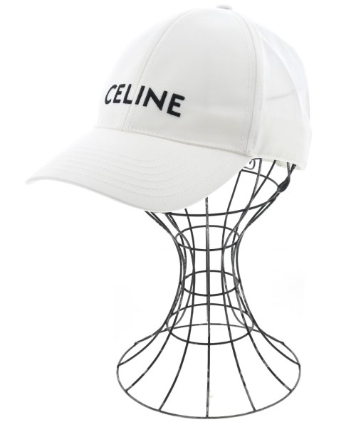 CELINE(セリーヌ)キャップ 白 サイズ:L/2200674335011