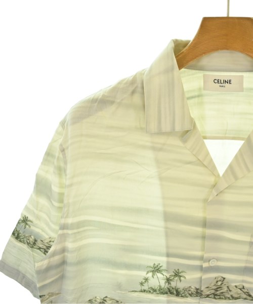 CELINE（セリーヌ）カジュアルシャツ ベージュ サイズ:38(M位) メンズ/2200675823050