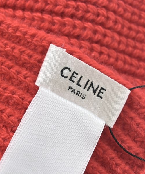 CELINE（セリーヌ）マフラー 赤 サイズ:- レディース/2200676235050