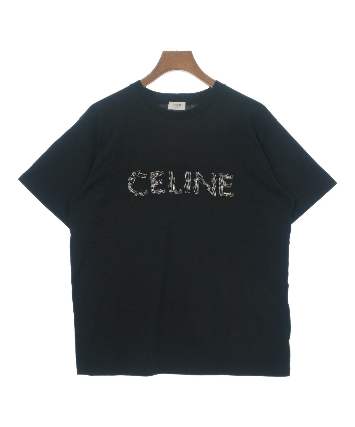 CELINE（セリーヌ）Tシャツ・カットソー 黒 サイズ:L メンズ