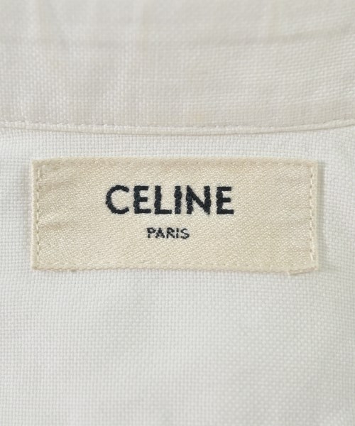 CELINE（セリーヌ）ドレスシャツ 白 サイズ:-(S位) メンズ/2200678032015