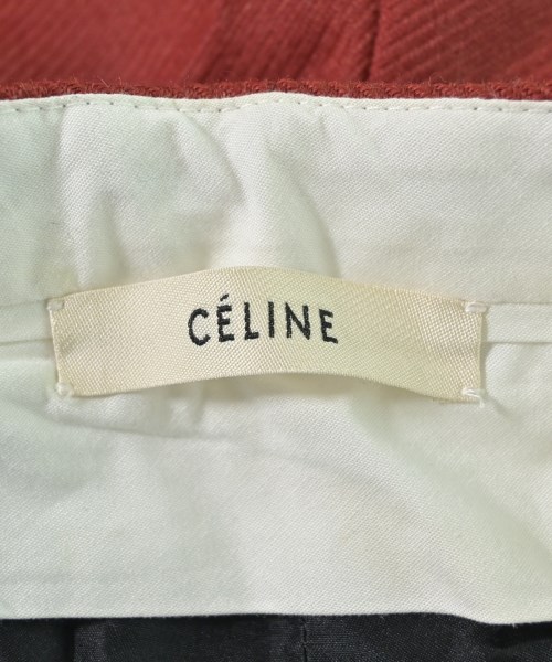 CELINE（セリーヌ）スラックス 赤 サイズ:36(S位) レディース/2200677901046