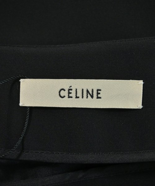 CELINE（セリーヌ）ひざ丈スカート 黒 サイズ:36(XS位) レディース/2200677901107