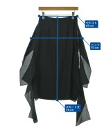 CELINE（セリーヌ）ひざ丈スカート 黒 サイズ:36(XS位) レディース/2200677901107