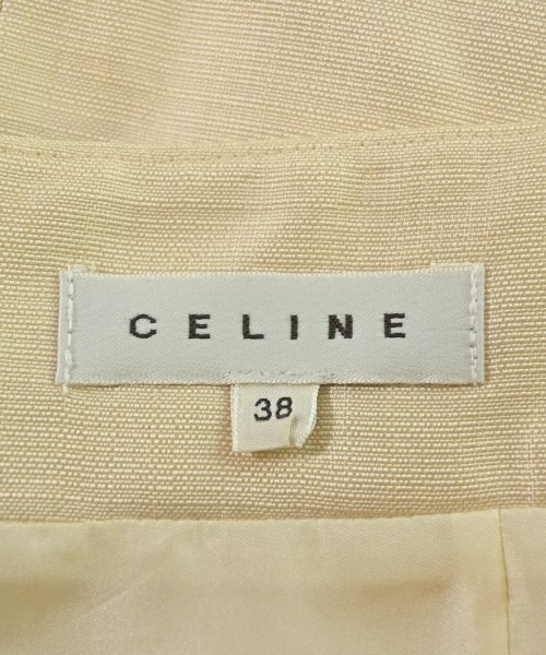 CELINE（セリーヌ）ひざ丈スカート ベージュ サイズ:38(S位) レディース/2200678575116