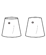 CELINE（セリーヌ）ひざ丈スカート ベージュ サイズ:38(S位) レディース/2200678575116