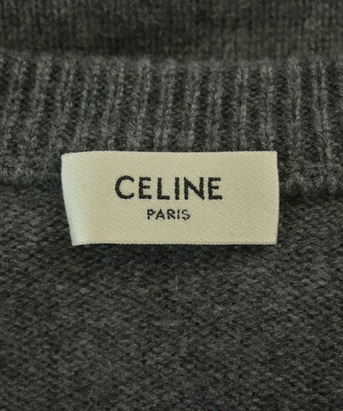CELINE（セリーヌ）ニット・セーター グレー サイズ:L レディース/2200678865057