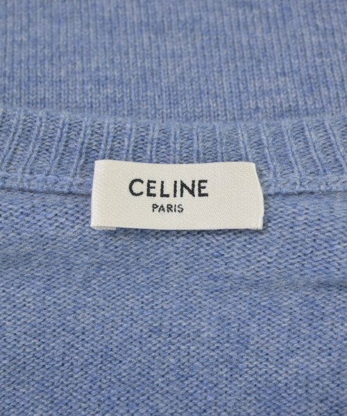 CELINE（セリーヌ）ニット・セーター 青 サイズ:S メンズ/2200678865064