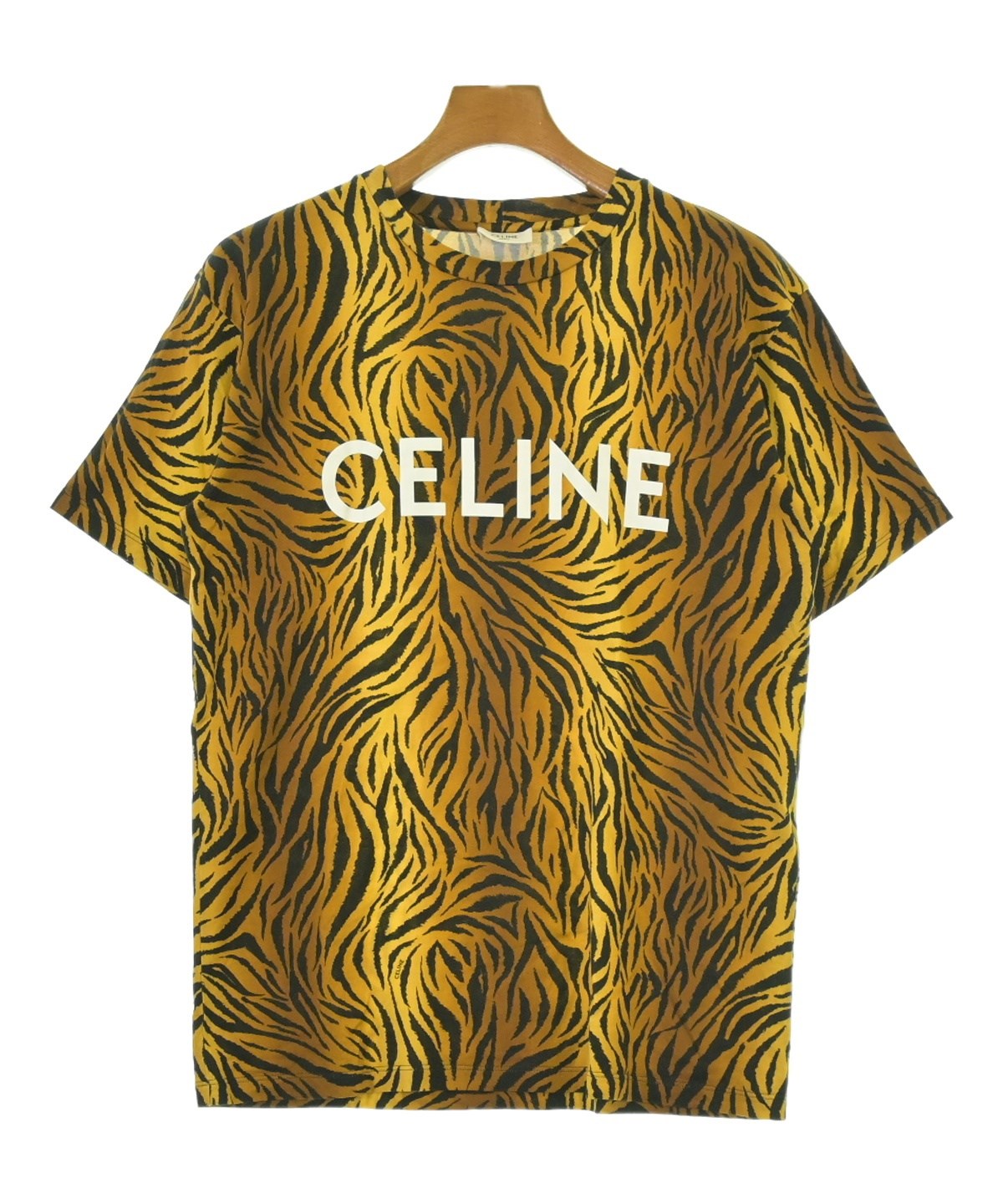 CELINE カットソー CELINE（セリーヌ）Tシャツ・カットソー 黄 サイズ:XS メンズ