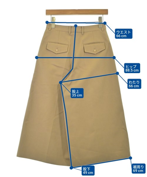 CELINE（セリーヌ）クロップドパンツ ベージュ サイズ:34(XXS位) レディース/2200677238166