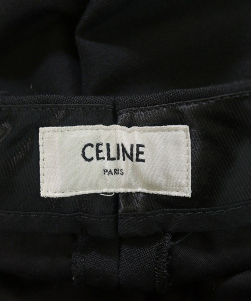 CELINE（セリーヌ）スラックス 黒 サイズ:34(XS位) レディース/2200677351025