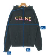 CELINE（セリーヌ）パーカー 黒 サイズ:XS レディース/2200680546081