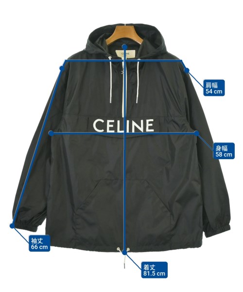 CELINE（セリーヌ）マウンテンパーカー 黒 サイズ:44(S位) メンズ/2200675236034