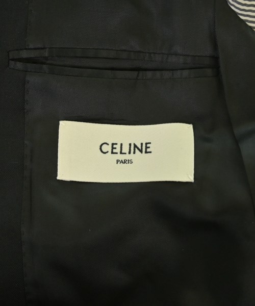 CELINE（セリーヌ）テーラードジャケット 黒 サイズ:44(S位) メンズ/2200675236256