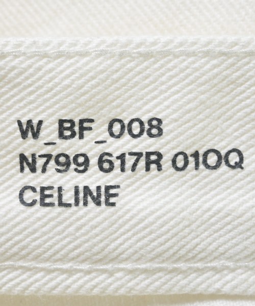 CELINE（セリーヌ）デニムパンツ 白 サイズ:27(XS位) メンズ/2200691300030