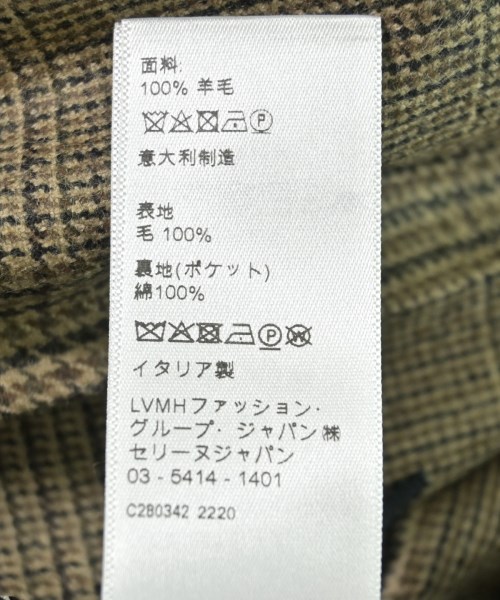 CELINE（セリーヌ）スラックス 茶 サイズ:44(S位) メンズ/2200692183038