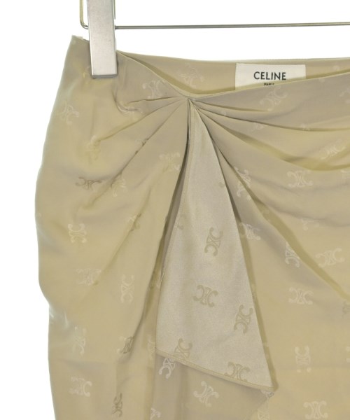 CELINE（セリーヌ）ロング・マキシ丈スカート ベージュ サイズ:34(XXS位) レディース/2200692183168