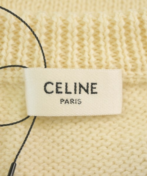 CELINE（セリーヌ）ニット・セーター 白 サイズ:L メンズ/2200692183281