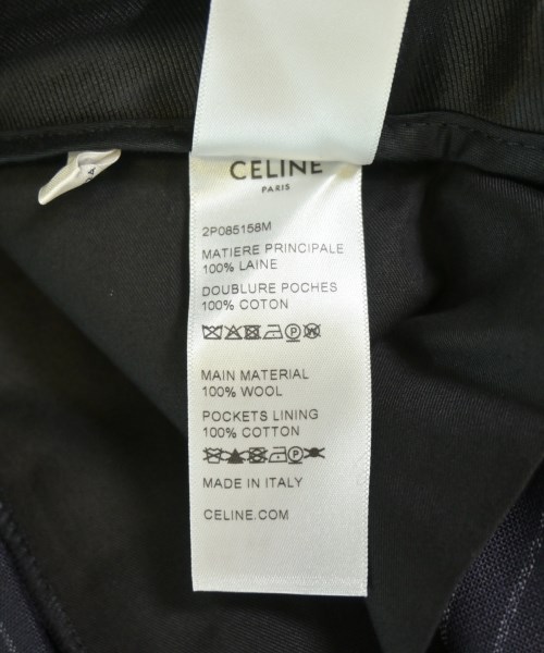 CELINE（セリーヌ）スラックス 紺 サイズ:46(M位) メンズ/2200692183328