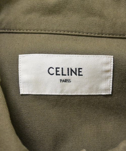 CELINE（セリーヌ）ミリタリーブルゾン カーキ サイズ:48(L位) メンズ/2200692573020