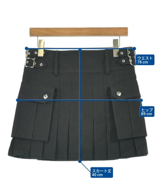 CELINE（セリーヌ）ミニスカート 黒 サイズ:44(L位) レディース/2200692573273