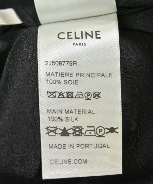 CELINE（セリーヌ）ひざ丈スカート 黒 サイズ:36(XS位) レディース/2200692573297