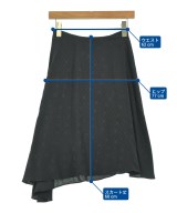 CELINE（セリーヌ）ひざ丈スカート 黒 サイズ:36(XS位) レディース/2200692573297
