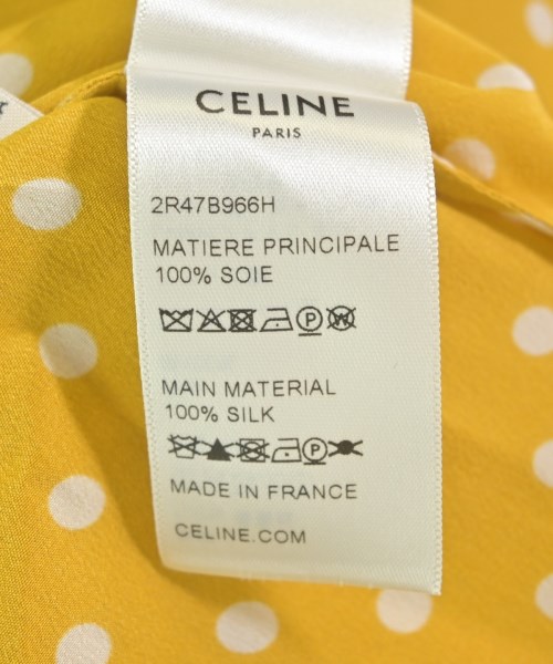 CELINE（セリーヌ）ワンピース 黄 サイズ:36(XS位) レディース/2200692573303