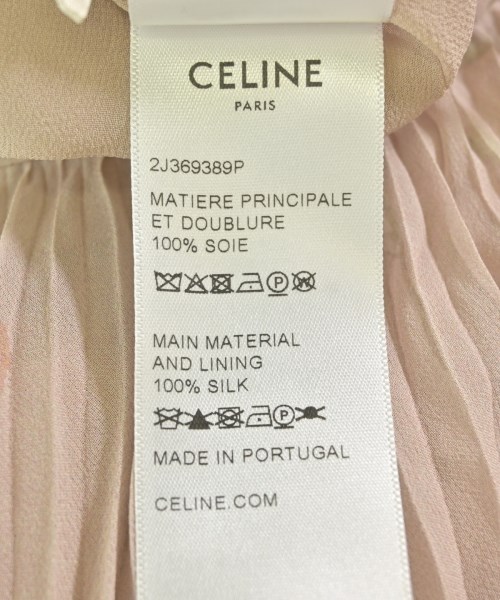 CELINE（セリーヌ）ロング・マキシ丈スカート ピンク サイズ:34(XXS位) レディース/2200692573341