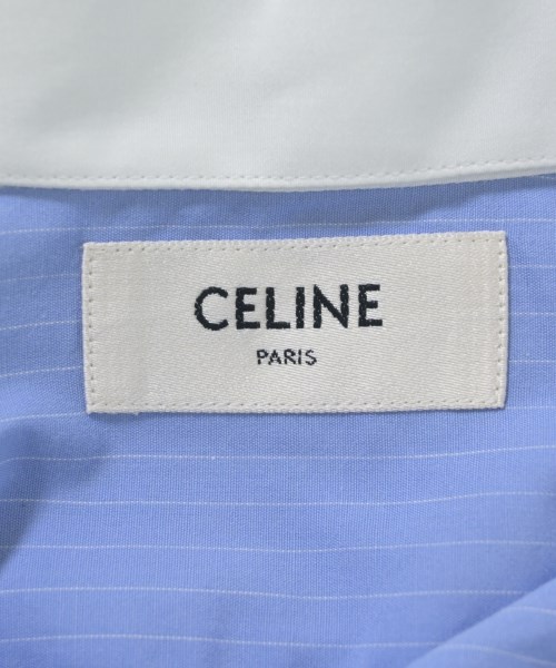 CELINE（セリーヌ）ブラウス 青 サイズ:36(XS位) レディース/2200692573419