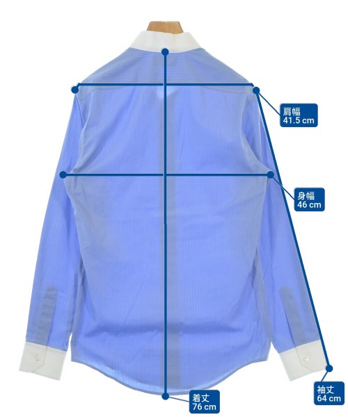 CELINE（セリーヌ）ブラウス 青 サイズ:36(XS位) レディース/2200692573419