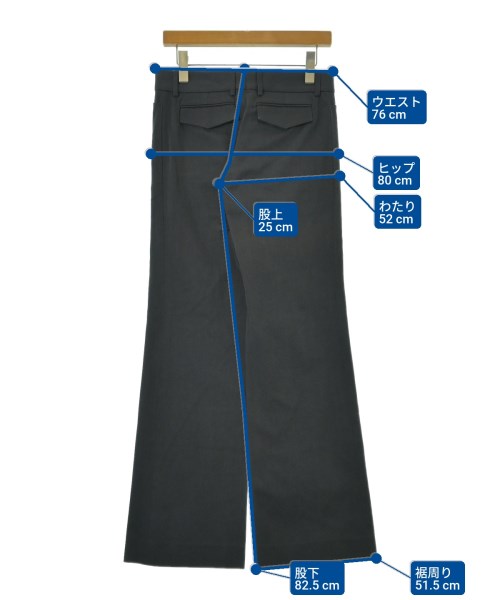 CELINE（セリーヌ）スラックス グレー サイズ:34(XXS位) レディース/2200696691034